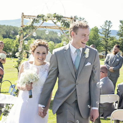 GENUINE SMILES AFTER SAYING I DO AT THE BETHEL INN