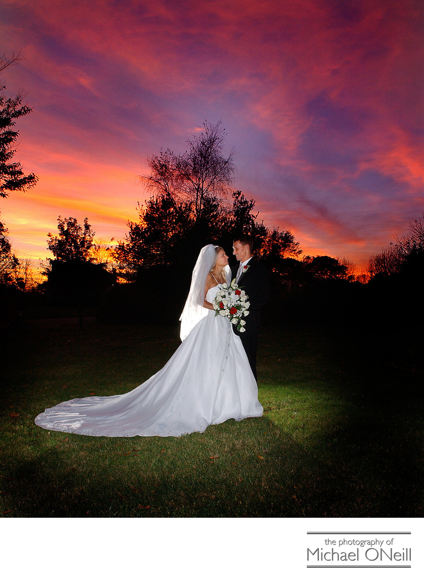Long Island Wedding Sunset Pictures Raphael