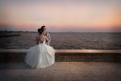 LI Waterfront Sunset Weddings Photos Long Island