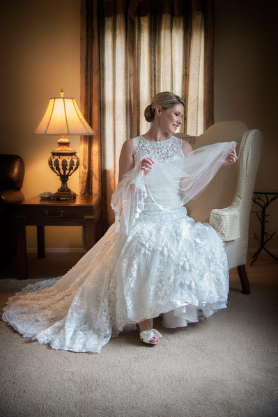 Great Wedding Gown and Bridal Veil Photographs
