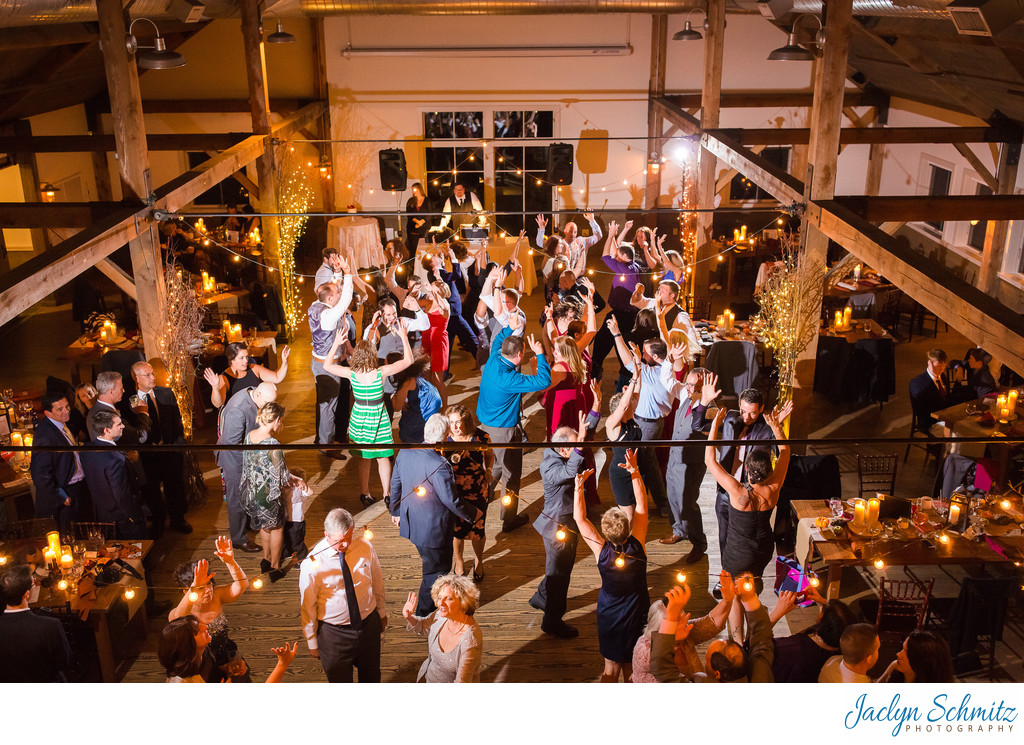 Mountain Top Inn barn loft wedding