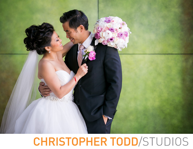 Skirball Cultural Center Photo of Bride and Groom Skirball Cultural Center Photo of Bride and Groom