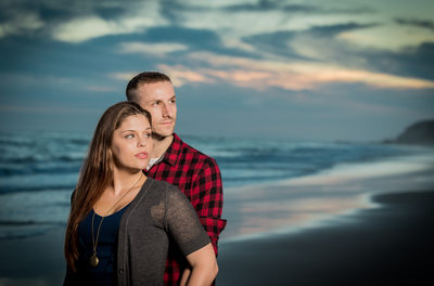 Crystal Cove Beach Engagement Photography
