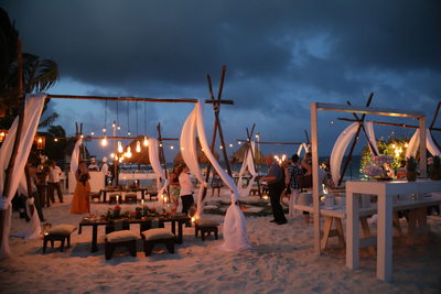 Gazebos in Mexico, ocean, destination weddings, mexico weddings