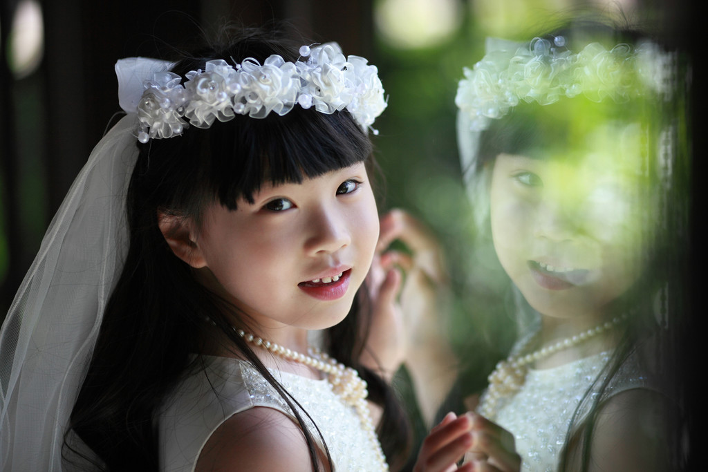 Flower Girl Bali Wedding Photography