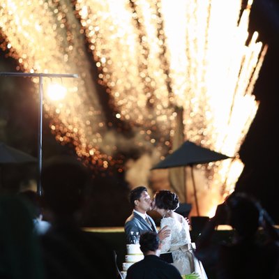 Fireworks Wedding in Taman Bhagawan Bali