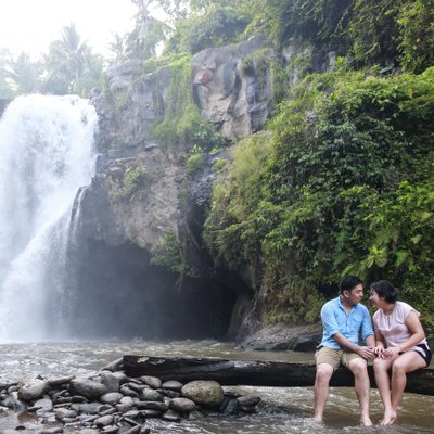 Pre Wedding Photography at Blangsinga Waterfall Bali