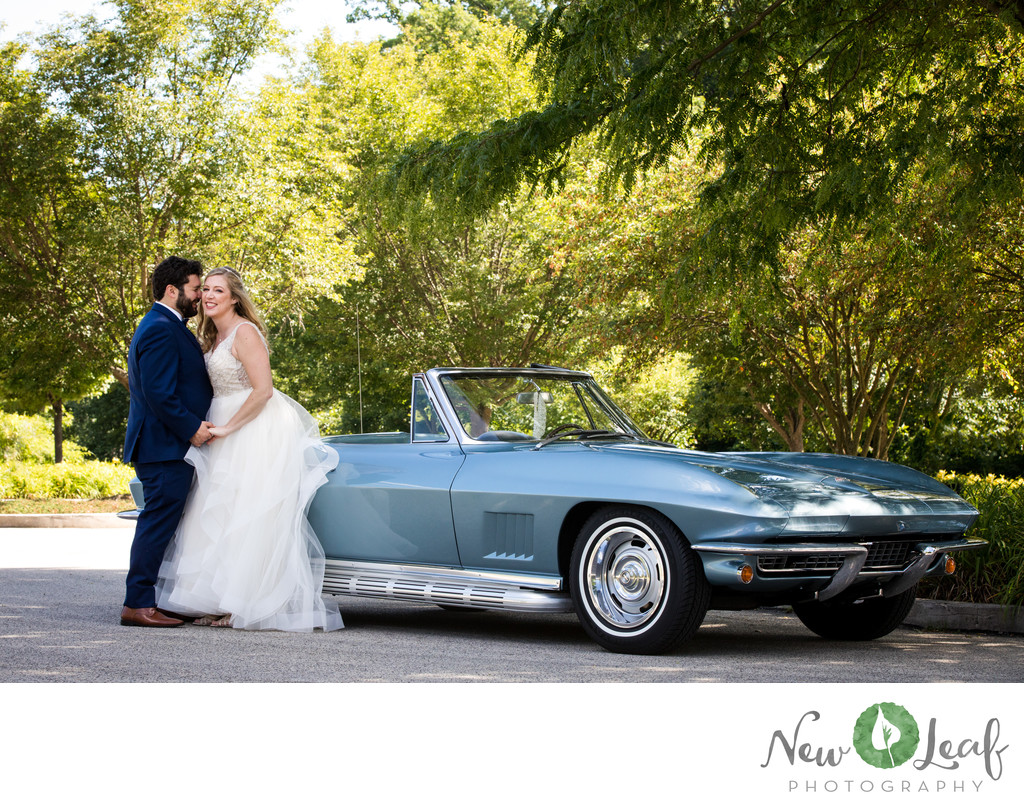 Wedding Photos with a Classic Car
