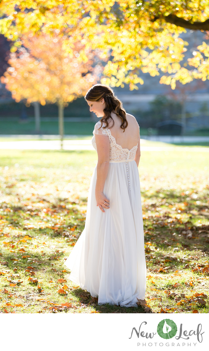 Bride at West Chester University