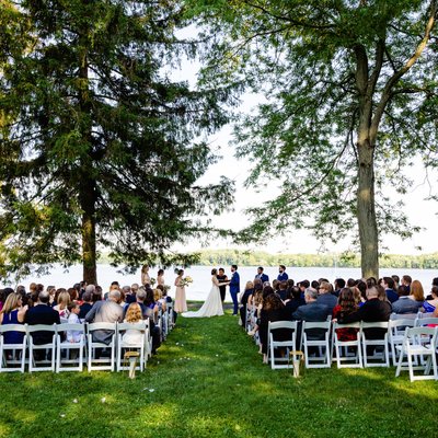 Wedding Ceremony at Glen Foerd Mansion