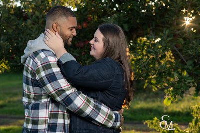 Riverview Orchards engagement session, Rexford NY