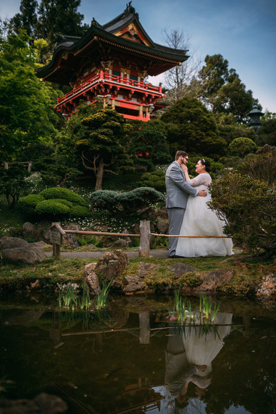 sf japanese tea garden elopement photographer