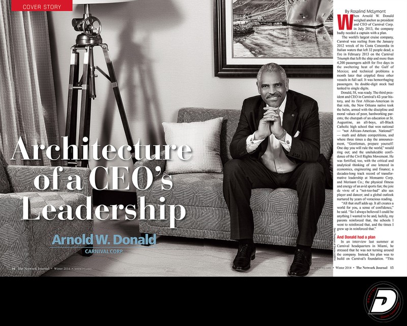 The Network Journal Cover Story Arnold Donald 