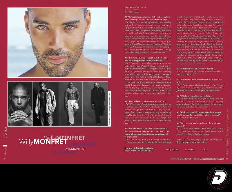 DJ Willy Monfret Alize La Vie magazine  