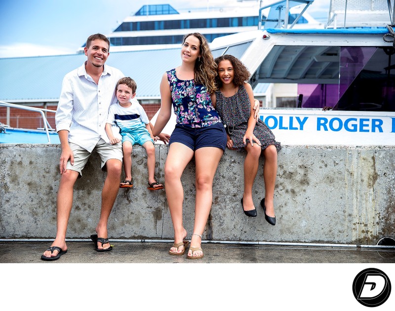 Nassau Jolly Roger Family Photo 