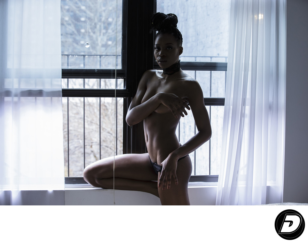 Harlem Semi Nude Colour Window Light photography