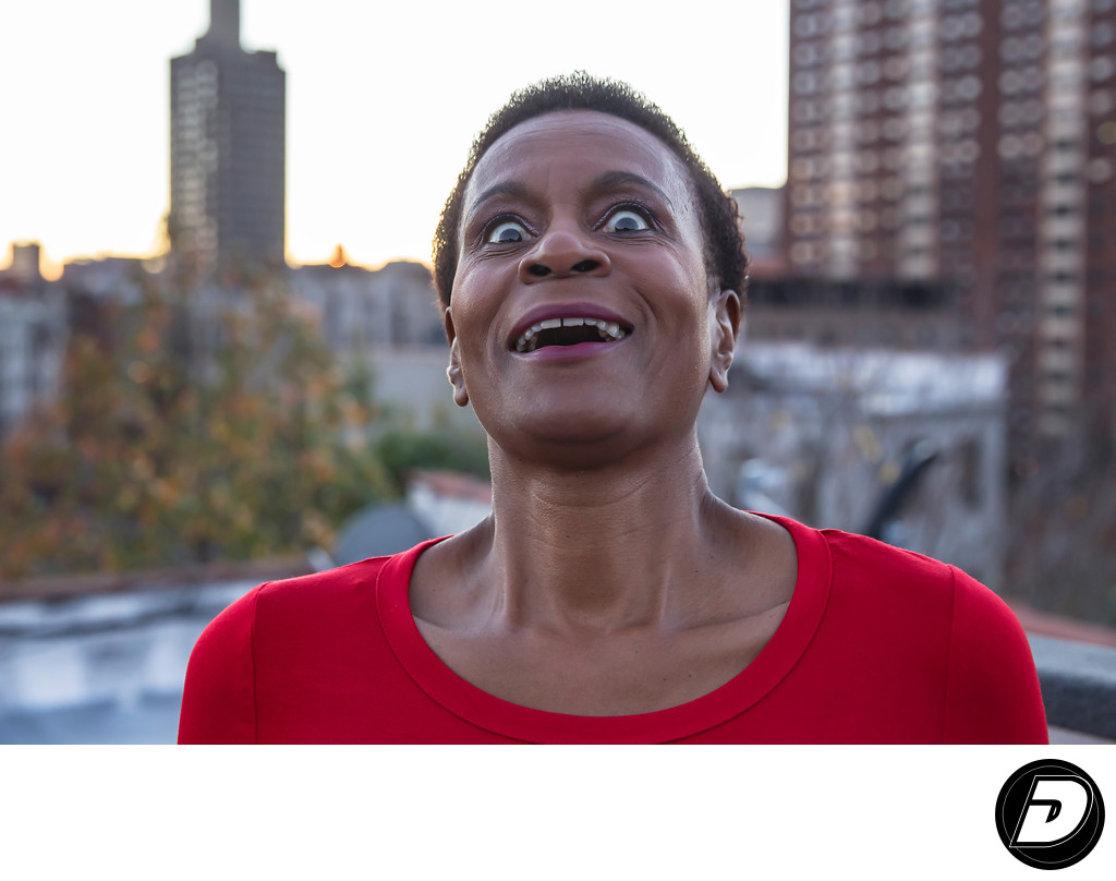 New York Actor Headshots Funny Face Black Woman