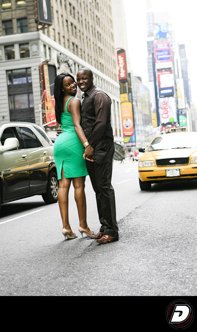 New York Engagement Photographer - Time Square