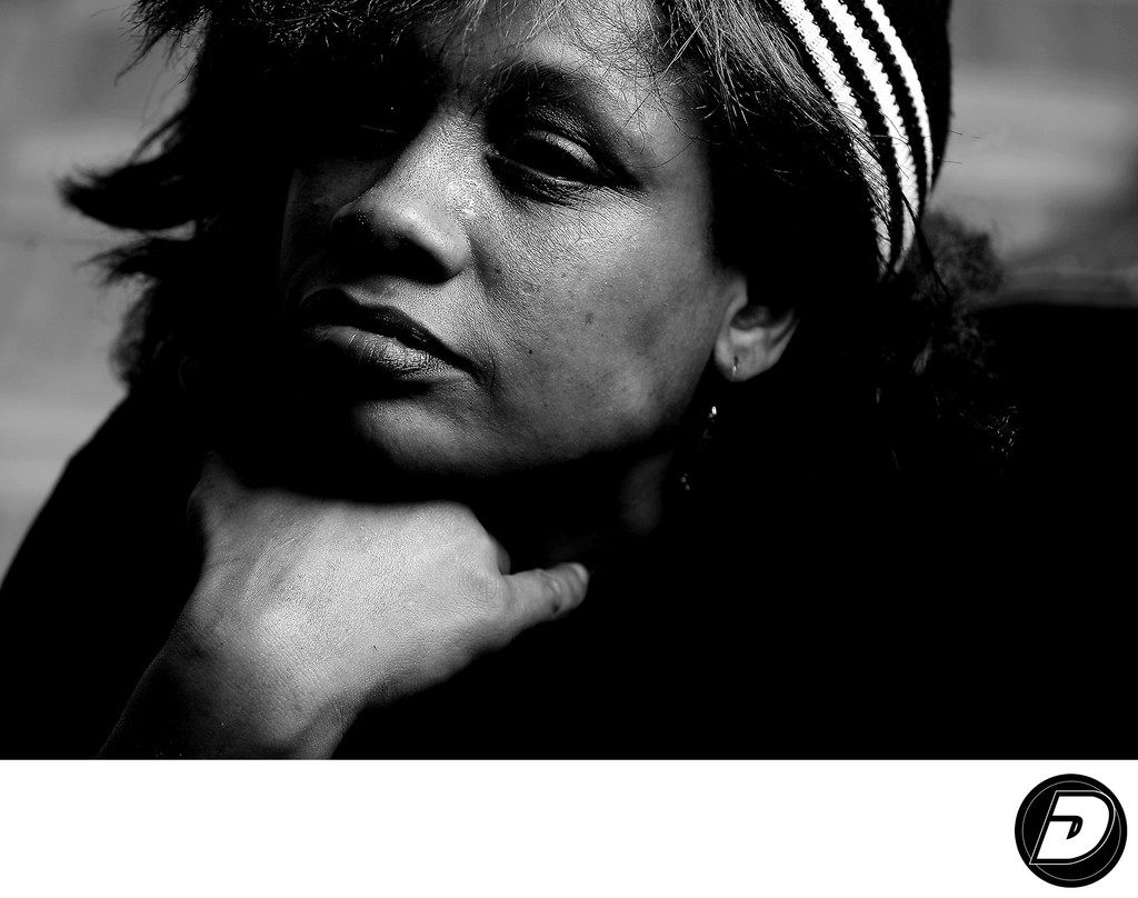 Sad Face Female Harlem Portrait Photographer