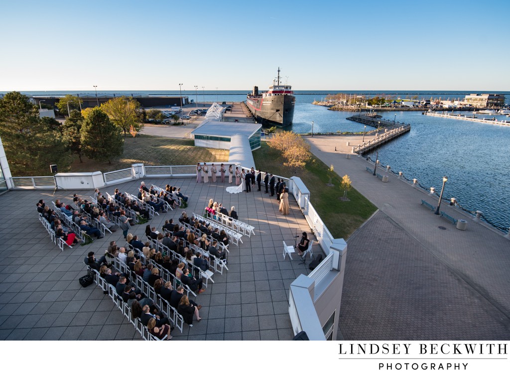 Great Lakes Science Center wedding