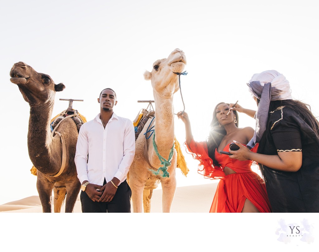 Desert Camel Engagement