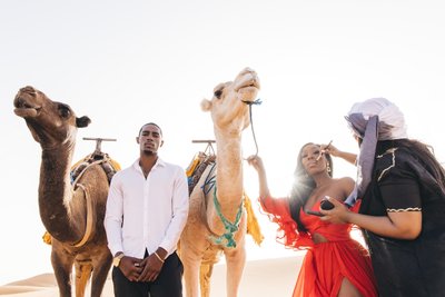 Desert Camel Engagement