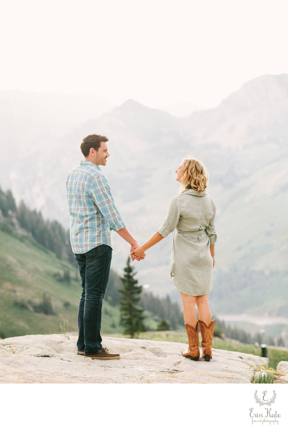 Albion Basin Engagement Session in July
