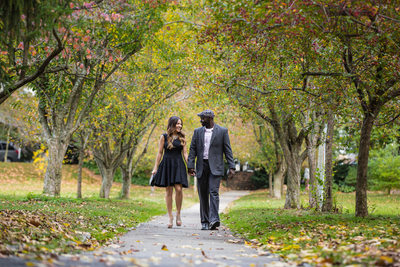 Fall engagement session photographer