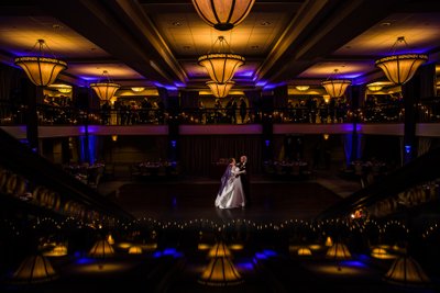 Bride and Groom's First dance at Collingswood Ballroom