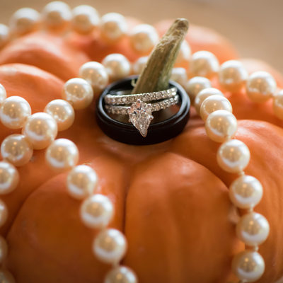 Halloween Fall theme Wedding Ring Florida Photographer