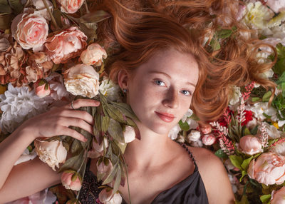 Redhead with Flowers | Abigail