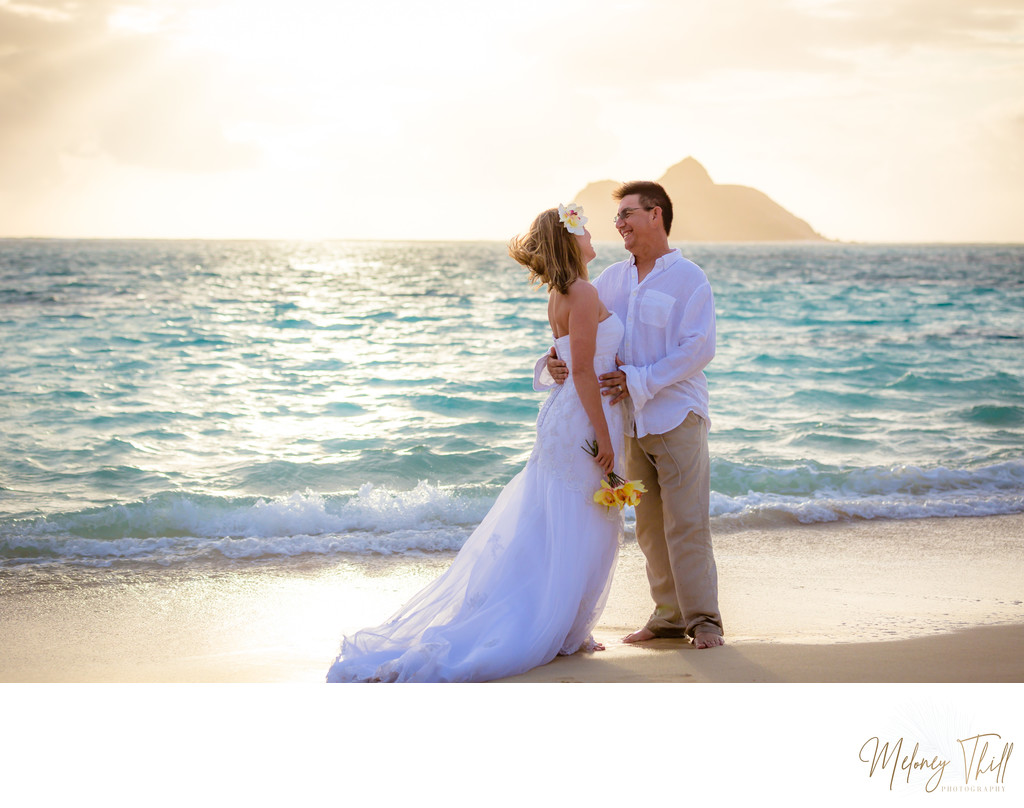 Wedding at Lanikai Beach - sunrise photos