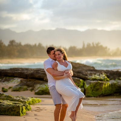 Happiness: Dancing in the sunset - will you marry me? 