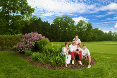 Family at Barton Hills Country Club