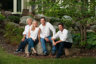 Family Portrait at Home in Dexter