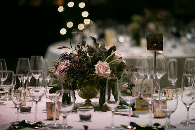 Table setting from a beautiful Bay Area wedding