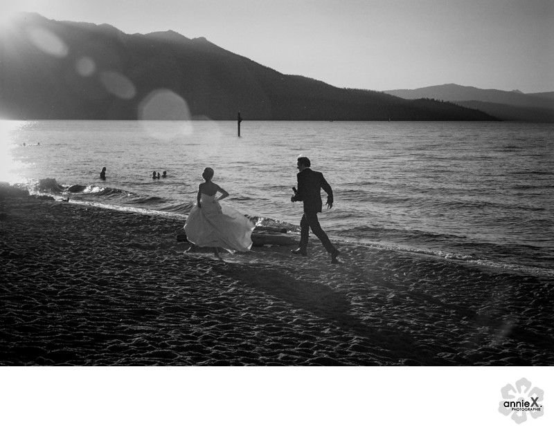 Action wedding photographer in South Lake tahoe