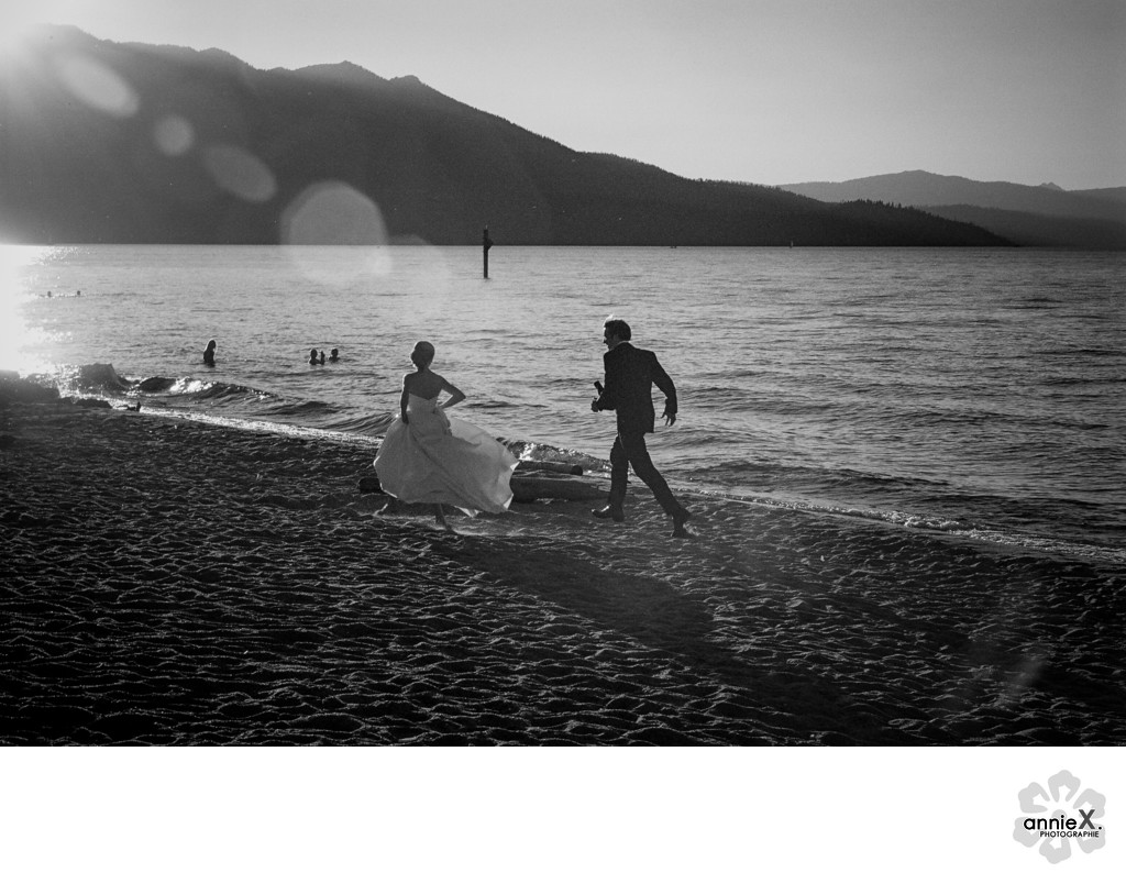 Action wedding photographer in South Lake tahoe