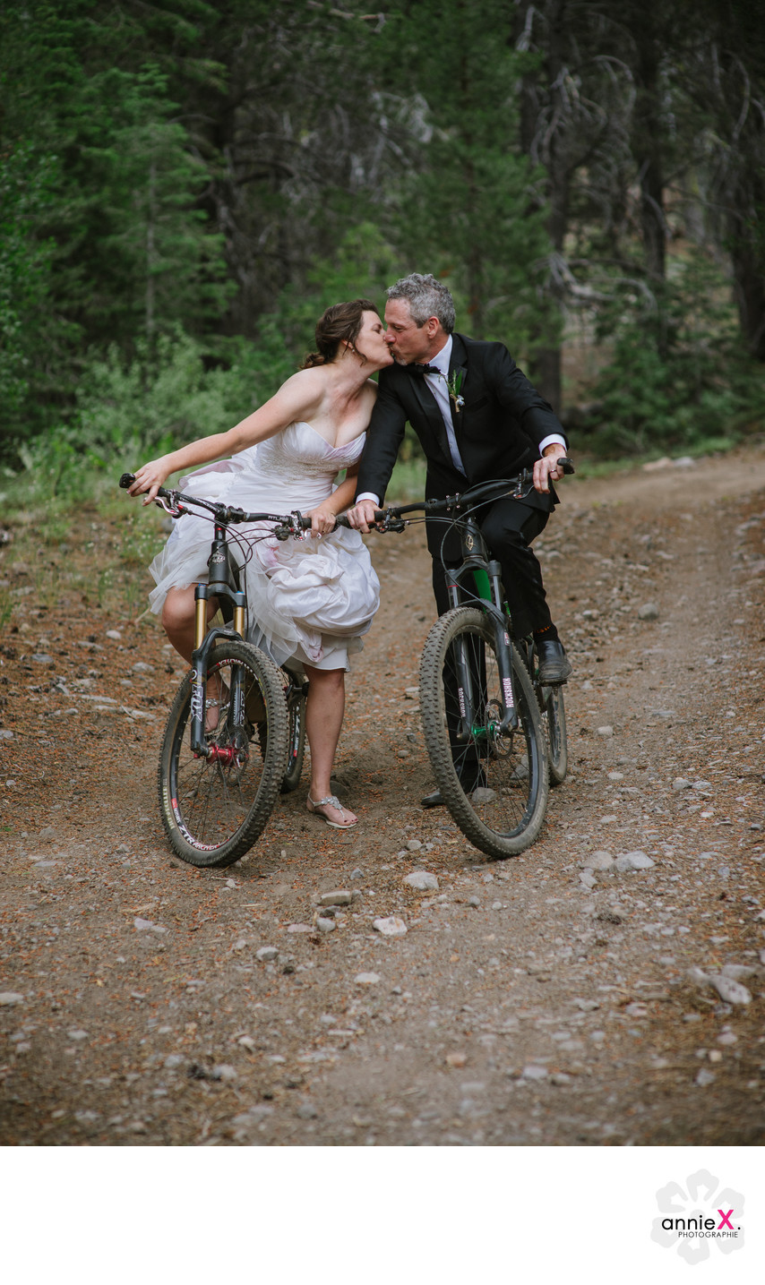 Adventure wedding photographer in Tahoe