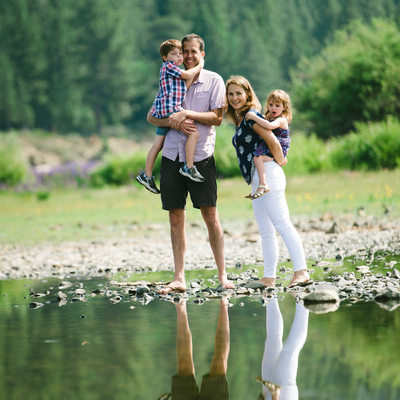 natural family photographer in Tahoe