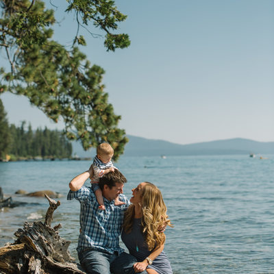 Lake Tahoe parents and baby photographer