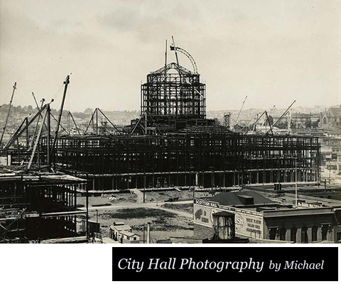 Photo of the Construction of new San Francisco City Hall Building