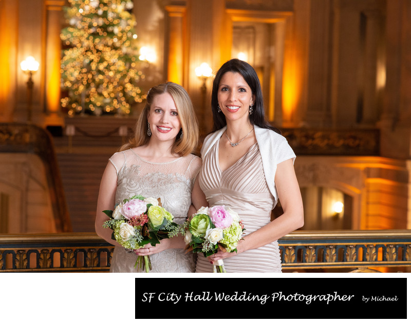 Christmas Wedding at SF City Hall - LGBTQ Wedding Photography
