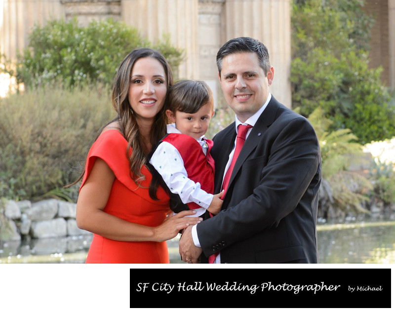Family Portrait Shoot at the Palace of Fine Arts in San Francisco