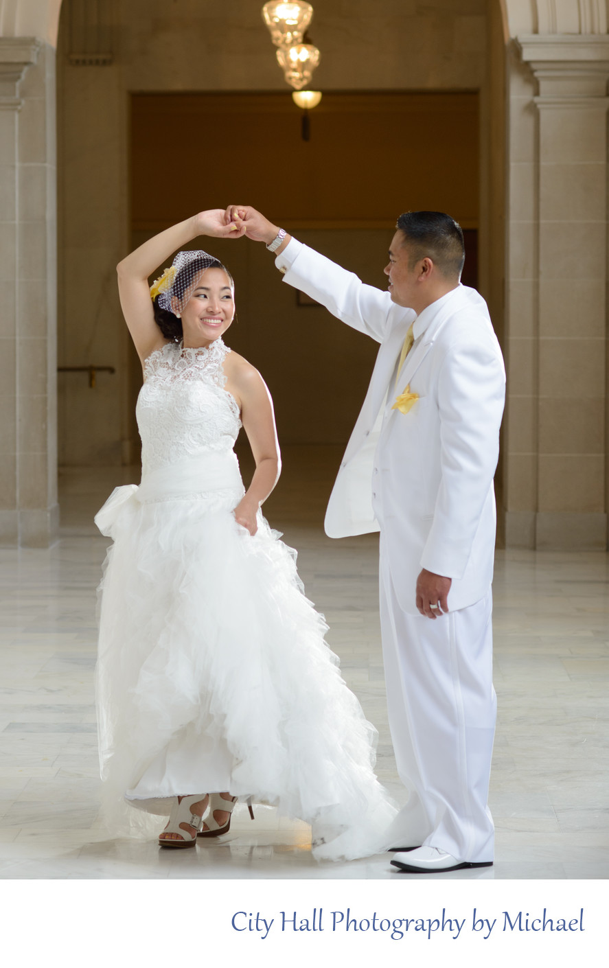 Wedding Photography San Francisco City Hall - Dance Moves