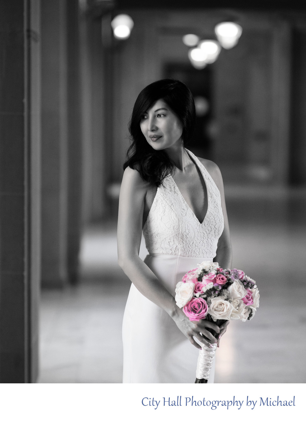 Wedding Photographer San Francisco City Hall - Asian Couple