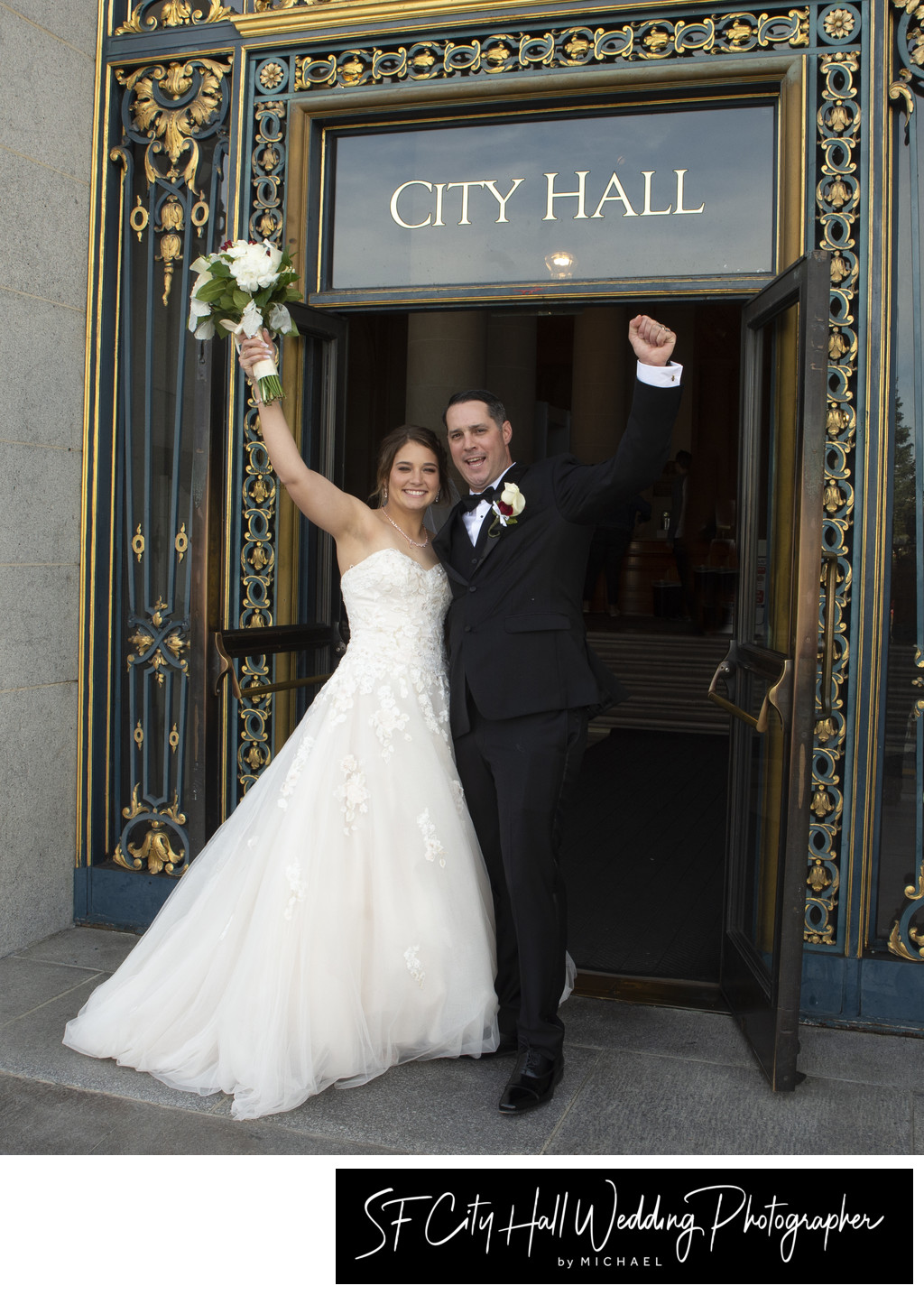 Hooray we got Married at San Francisco City Hall!