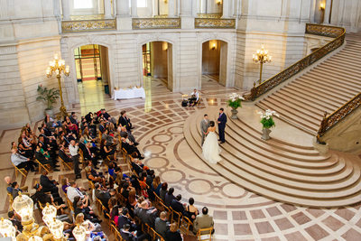 Wedding Photographer San Francisco City Hall - Saturday Weddings