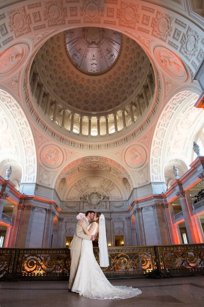 Colorful San Francisco City Hall Architecture - Wedding Photography