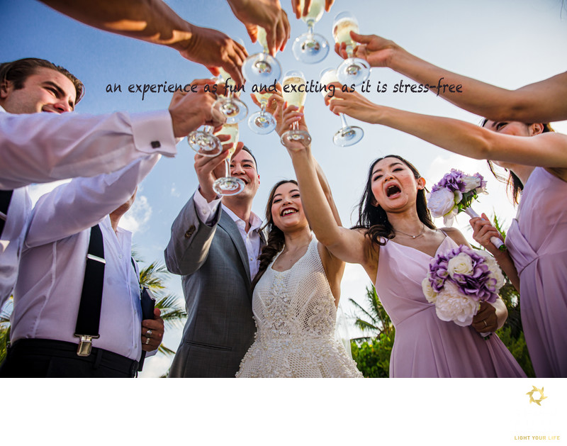 wedding cheers fun experience and stress free